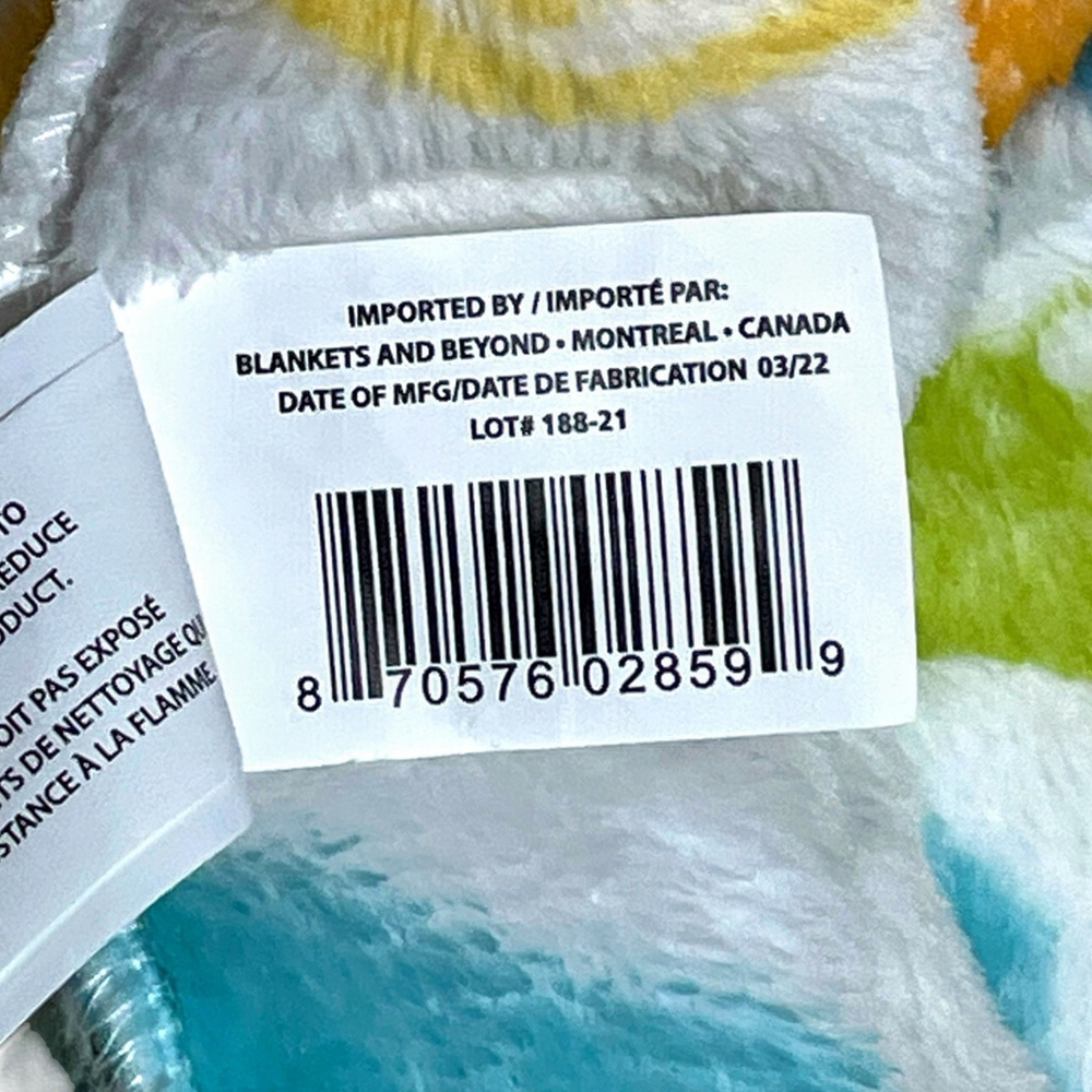 Blankets & Beyond Unisex 12 Mo Dino Dinosaur Robe Plush Hooded Tie Colorful READ - Picture 12 of 15
